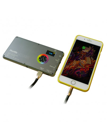 ANTORCHA LED MOBILE M200R RGB LIGHT PHOTTIX - P81419