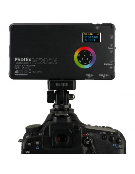 ANTORCHA LED MOBILE M200R RGB LIGHT PHOTTIX - P81419