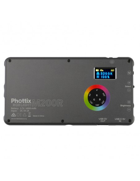 ANTORCHA LED MOBILE M200R RGB LIGHT PHOTTIX - P81419