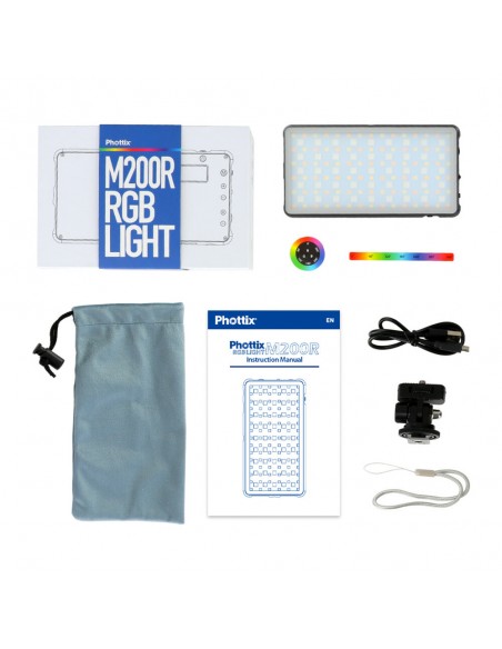 ANTORCHA LED MOBILE M200R RGB LIGHT PHOTTIX - P81419