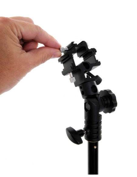 RÓTULA TRIFLASH CON ZAPATAS, SOPORTE PARAGUAS Y BLOQUEO MANFROTTO - LLA2423