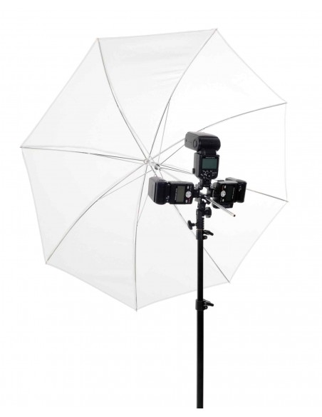 RÓTULA TRIFLASH CON ZAPATAS, SOPORTE PARAGUAS Y BLOQUEO MANFROTTO - LLA2423