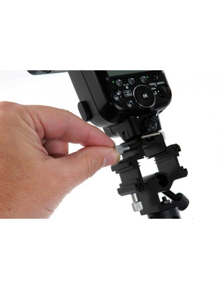 RÓTULA TRIFLASH CON ZAPATAS, SOPORTE PARAGUAS Y BLOQUEO MANFROTTO - LLA2423