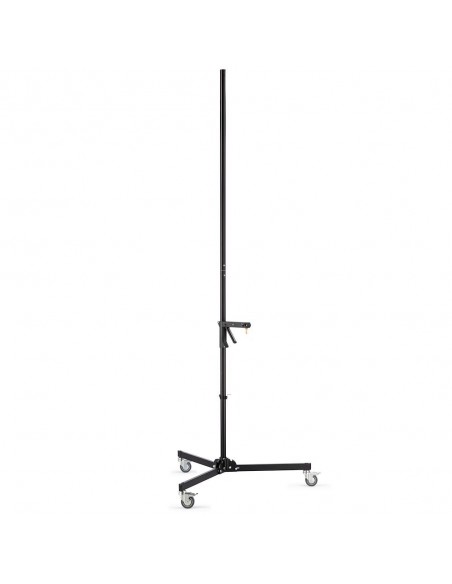 PIE DE ESTUDIO TIPO COLUMNA NEGRO CON RUEDAS MANFROTTO - MF231B