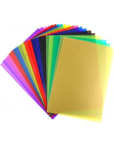 KIT FILTROS DE GELATINAS PVC PARA FLASH - 24 UNDS