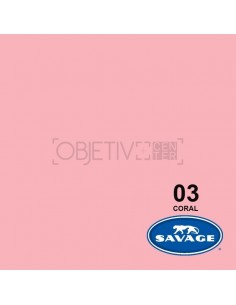 FONDO PAPEL SAVAGE  2,72M X 11M. - 3 CORAL