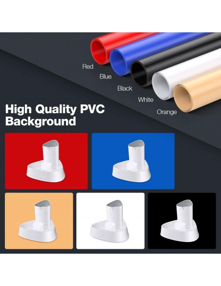 CAJA DE LUZ ESTUDIO FOTOGRÁFICO PORTÁTIL 60X60X60CM CON 3 TIRAS LUZ LED