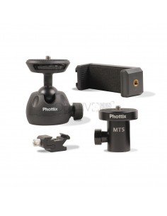 PHOTTIX MT5 KIT DE LA CABEZA DEL ADAPTADOR DEL SOPORTE DE LUZ