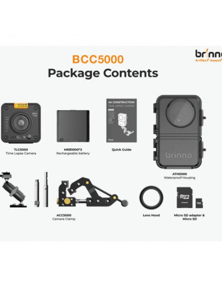 CAMARA TIME LAPSE 4K BRINNO BCC5000