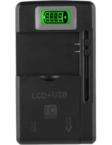 CARGADOR UNIVERSAL BATERIAS LITIO Y SMARTPHONE - SCU-A368