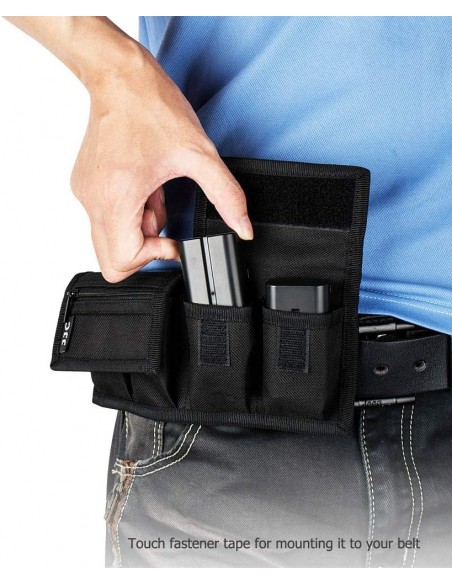 JJC FUNDA TARJETAS DE MEMORIA + 4 BOLSILLOS PARA BATERIAS CÁMARA - B0834W5PFZ