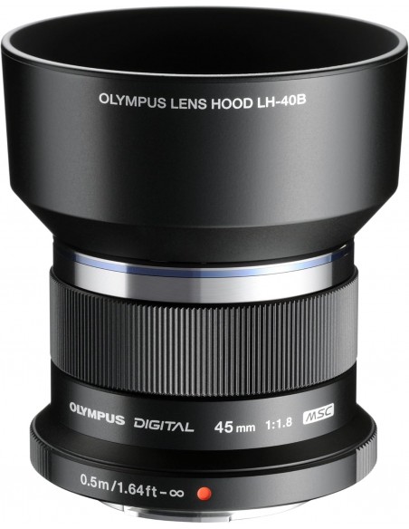 OBJETIVO OLYMPUS M. ZUIKO DIGITAL 45 MM F1.8 - NEGRO - ET-M4518
