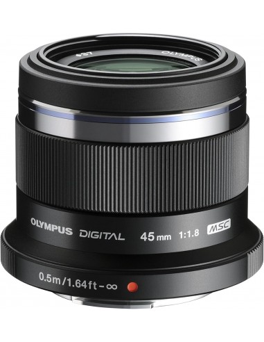 OBJETIVO OLYMPUS M. ZUIKO DIGITAL 45 MM F1.8 - NEGRO - ET-M4518