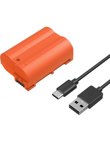 SMALLRIG BATERÍA EN-EL15C -2400 MAH + USB-C - NIKON - NARANJA - 4966