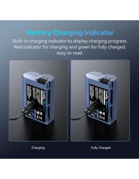 SMALLRIG BATERÍA EN-EL15C -2400 MAH + USB-C - NIKON - AZUL - 4332B