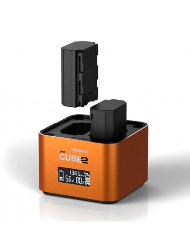 CARGADOR HAHNEL PRO CUBE2 DUAL HÄHNEL PARA SONY - NBX1 - FW50 - FZ100 - HI10005720