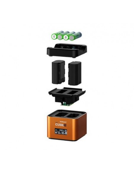 CARGADOR HAHNEL PRO CUBE2 DUAL HÄHNEL PARA SONY - NBX1 - FW50 - FZ100 - HI10005720