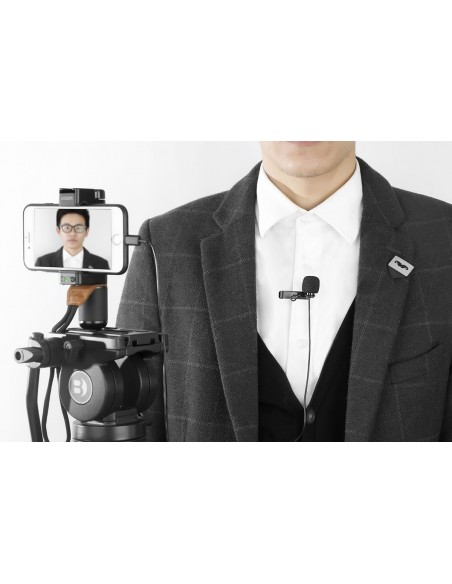 MICRÓFONO LAVALIER OMNIDIRECCIONAL PARA IOS BY-DM1 BOYA - BYDM1