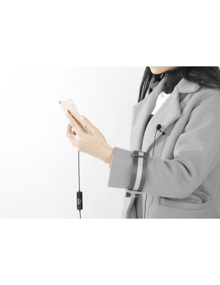 MICRÓFONO LAVALIER OMNIDIRECCIONAL PARA IOS BY-DM1 BOYA - BYDM1