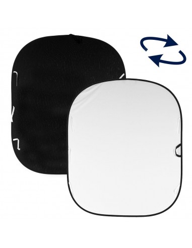 FONDO PLEGABLE LISO DOBLE CARA 1.8 X 2.15 M BLANCO/ NEGRO  MANFROTTO - LLLB5921