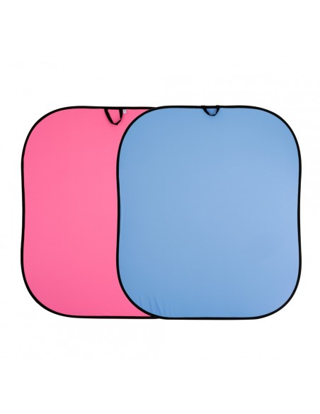 FONDO PLEGABLE LISO DOBLE CARA 1.8 X 2.1 AZUL/ ROSA MANFROTTO - LLLB6751