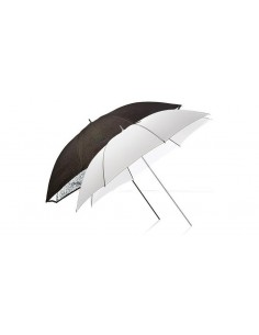 PARAGUAS PARA FLASH PORTALITE 85 CM. SET DOS UNIDADES PLATA/ TRANSLÚCIDO ELINCHROM - EL26062