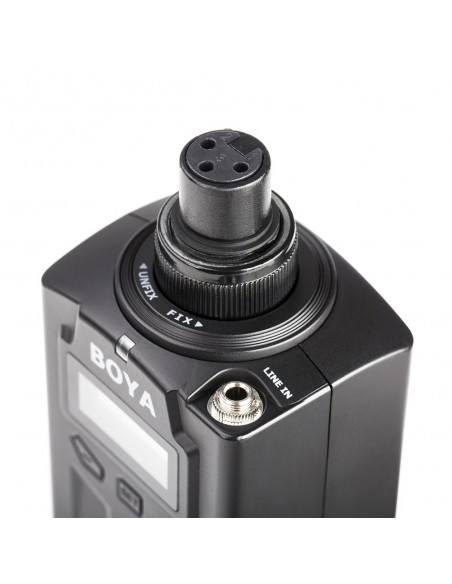 TRANSMISOR INALÁMBRICO UHF PRO ENCHUFABLE WXLR8PRO BOYA- BYWXLR8PRO