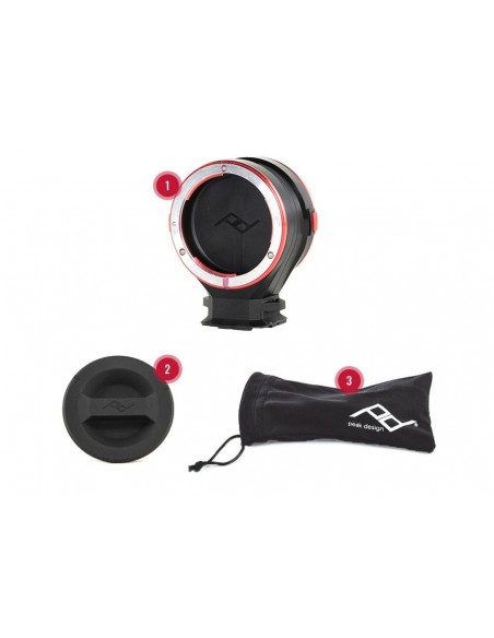 SOPORTE 2 ÓPTICAS LENS KIT PARA CANON PARA TODOS LOS CAPTURE PEAK DESIGN - LKC1