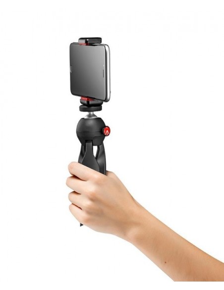 MINI TRÍPODE PIXI SMART PARA SMARTPHONE - NEGRO- MANFROTTO - MFMKPIXICLAMP-B