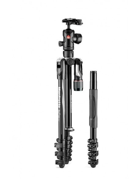 TRÍPODE BEFREE 2N1 CONVERTIBLE MONOPIE BLOQUEO PALANCA MANFROTTO- MFMKBFRLA4B-BHM