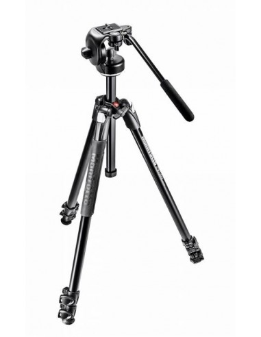 TRÍPODE 290 XTRA CON RÓTULA FLUIDA 2 WAY ALUMINIO MANFROTTO- MFMK290XTA3-2W