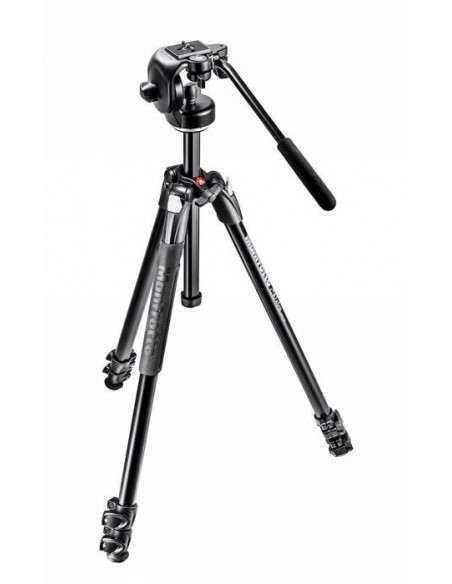 TRÍPODE 290 XTRA CON RÓTULA FLUIDA 2 WAY ALUMINIO MANFROTTO- MFMK290XTA3-2W