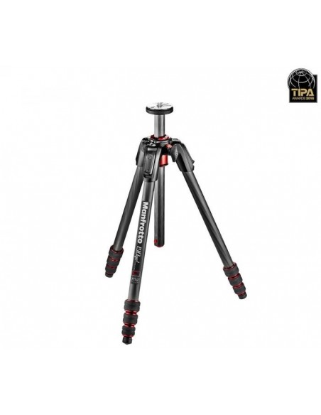 TRÍPODE 190! GO M 4 SECCIONES FIBRA DE CARBONO MANFROTTO- MFMT190GOC4