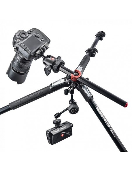 TRÍPODE 190XPRO 4 SECCIONES ALUMINIO MANFROTTO- MFMT190XPRO