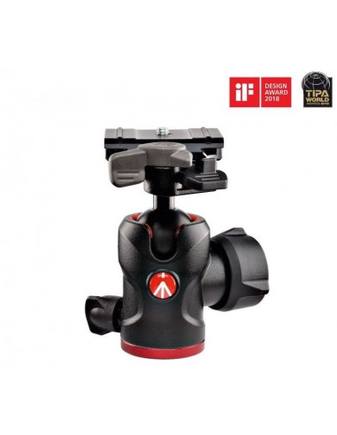 RÓTULA DE BOLA COMPACTA 494 ZAPATA RÁPIDA RC2 MANFROTTO - MFMH494-BH