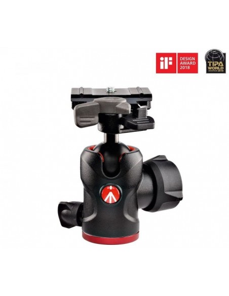 RÓTULA DE BOLA COMPACTA 494 ZAPATA RÁPIDA RC2 MANFROTTO - MFMH494-BH