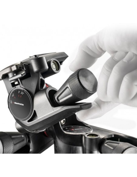 RÓTULA DE CREMALLERA XPRO GEARED CON ZAPATA RÁPIDA 200PL MANFROTTO- MFMHXPRO-3WG