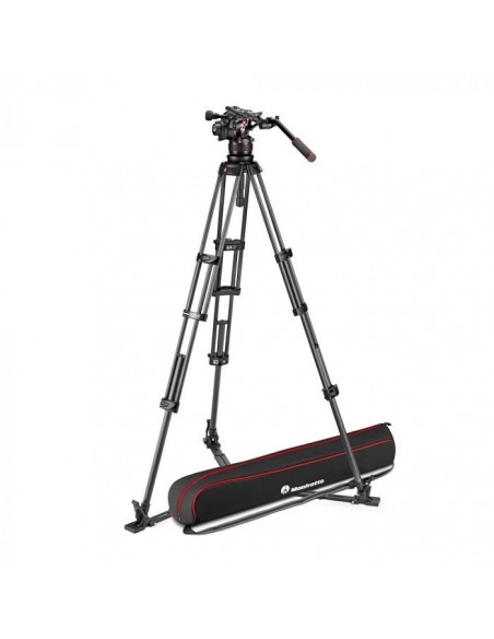 TRÍPODE PARA VIDEO DE CARBONO TWIN CON RÓTULA NITROTECH 612 MANFROTTO - MFMVK612TWINGC