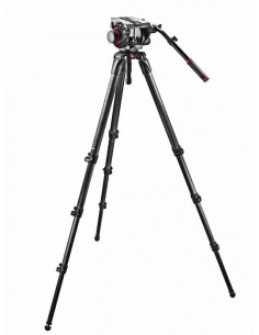 TRÍPODE PARA VIDEO MPRO 536 DE CARBONO CON RÓTULA 509HD MANFROTTO - MF509HD-536K