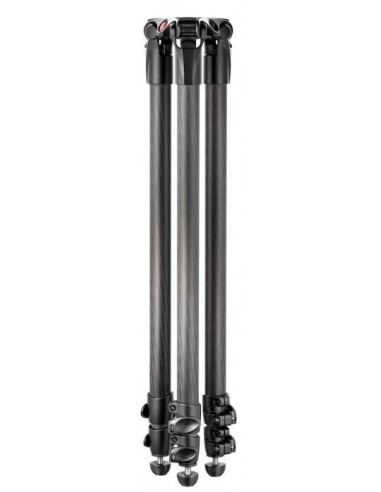 TRÍPODE VIDEO 3 SECCIONES SEMI ESFERA 75 MM FIBRA DE CARBONO MANFROTTO - MF535