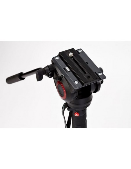 MONOPIE DE VÍDEO FLUIDO XPRO 4 SECCIONES ALUMINIO CON RÓTULA FLUIDA Y BASE FLUIDTECH MANFROTTO - MFMVMXPRO500