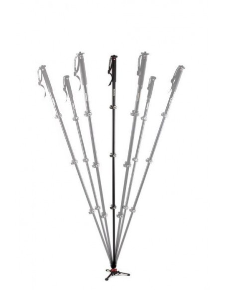 MONOPIE DE VÍDEO FLUIDO XPRO 4 SECCIONES ALUMINIO CON RÓTULA FLUIDA Y BASE FLUIDTECH MANFROTTO- MFMVMXPRO500