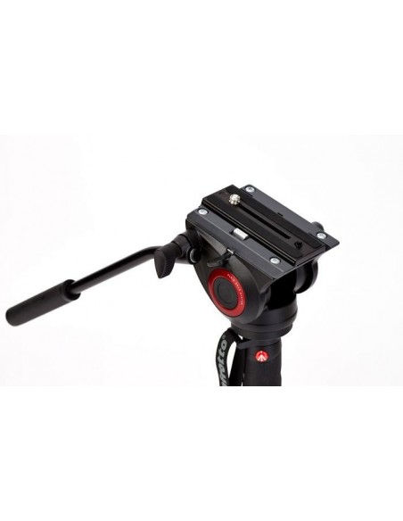 MONOPIE DE VÍDEO FLUIDO XPRO 4 SECCIONES ALUMINIO CON RÓTULA FLUIDA Y BASE FLUIDTECH MANFROTTO- MFMVMXPRO500