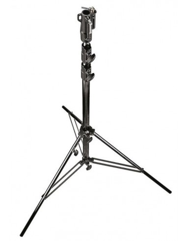 PIE DE ESTUDIO ALTA CARGA 3 SECCIONES ACERO NEGRO MANFROTTO- MF126BSU