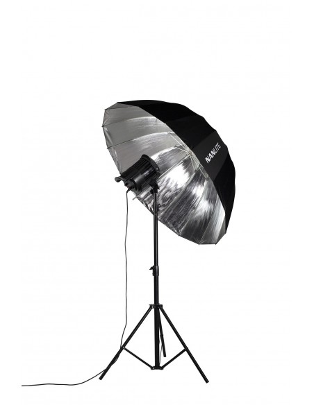 PARAGUAS DEEP PLATA 135 CM NANLITE - NAU135DS