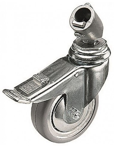 RUEDAS SET 3 100MM CON FRENOS PARA TUBO Ø 22MM MANFROTTO- MF110G